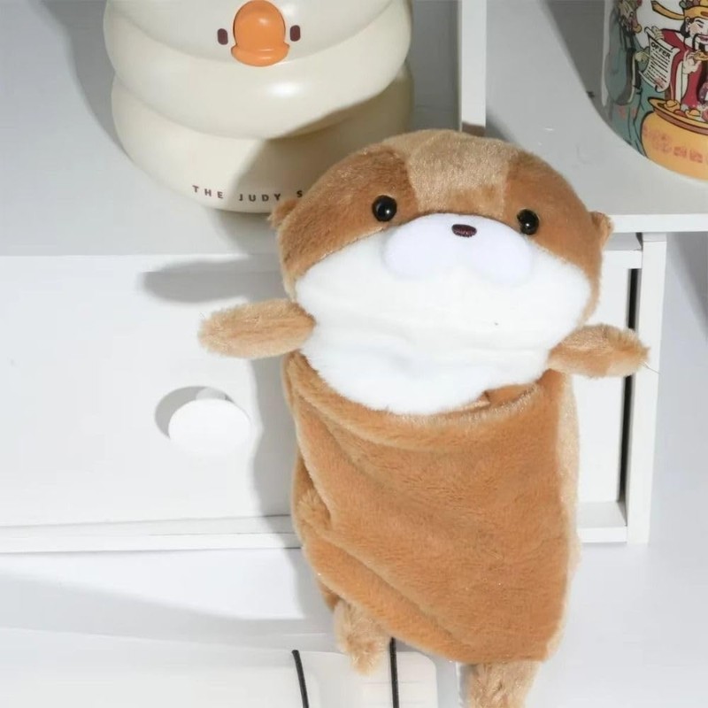 Stationery Bag Large Capacity High Quality? Plush Pen Box Portable