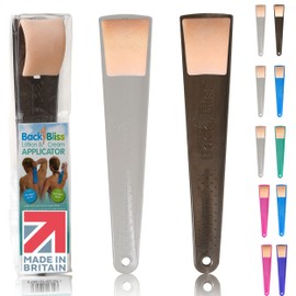 BackBliss - Back Care Made Easy. Back Lotion Applicator Double Pack Made in Britain for Men and Women Clear/Black