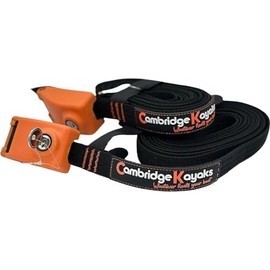 Cambridge Kayaks LOCKABLE Camlock Straps, 4m, Heavy Duty, PAIR