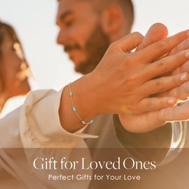 LOUISA SECRET Dainty Gold Link Bracelets for Women, 14K Gold Plated and Chain Bracelet, 925 Sterling Silver Birthday Anniversary Jewelry Gift for Women