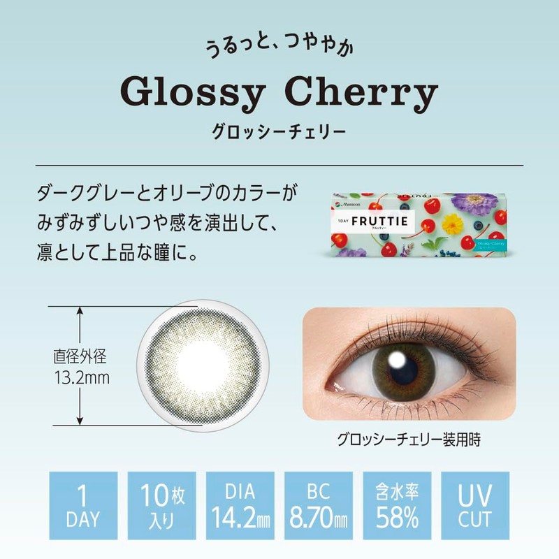 Menikon Colorcon One Day Frutti Grosy Cherry 10 pieces [BC]