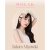 【メーカー公式店舗】 [ 宮脇咲良プロデュース＆イメージモデルカラコン ] MOLAK (モラク) 1MONTH 2枚入り ブラウンバニー（度なし）[0.00]