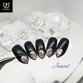  No.1204 Handmade Nail Tips  - Short Stiletto /  No.1204 수제네일팁  - 숏스틸레토