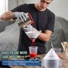 200 Pcs Paint Strainers 190 Filter Tips, Nylon Mesh Cone