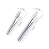 Ipetboom 2pcs Stainless Steel Food Clamp Practical Non Slip Kitchen