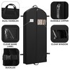 Simple Houseware 60-Inch Travel Garment Bag, Heavy Duty 300D Polyester
