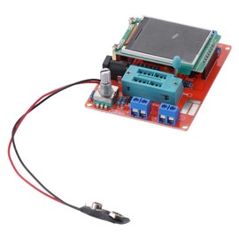 Fudeshe Waveform Meter Red LCD Display GM328 Voltage GM328 Transistor Tester Capacitance Generator Inductance Meter NPN, PNP, FET, SCR