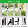 Universal Window Handle Replacement Kit Black Double Glazing Window Handles