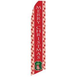 Neoplex Merry Christmas Flag Flutter Feather Banner Swooper Holiday