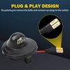 LED License Plate Light Tag Lights Assembly Compatible with Ford