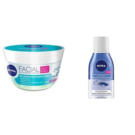 NIVEA Gel Facial Refrescante Cuidado Facial (200 ml) con ácido hialurónico, 24 horas de humectación para un piel fresca, suave y luminosa...          