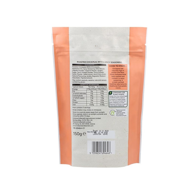 Holland & Barrett High Protein Chickpeas