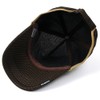 Big Watch Plain Round Mesh Cap, Braun