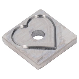 Heart Shape Cutting Die Alloy Steel Clean Cutting Surface Leather Punching Die for Layered Fabric Clay Belt