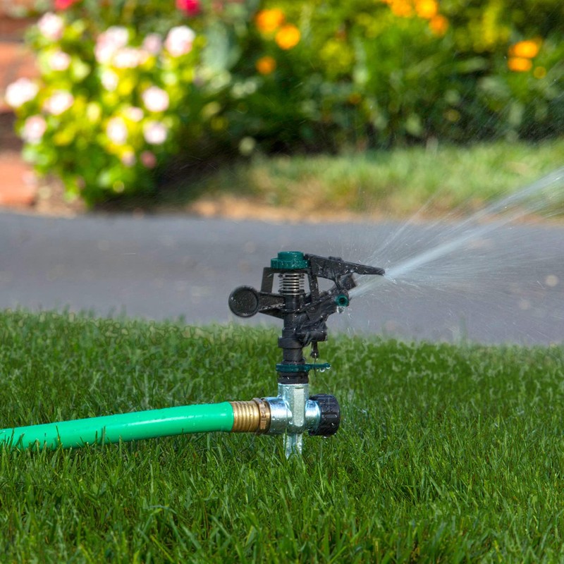 Melnor 65176AMZ Pulsating Sprinkler Dual Pack with Metal Spike