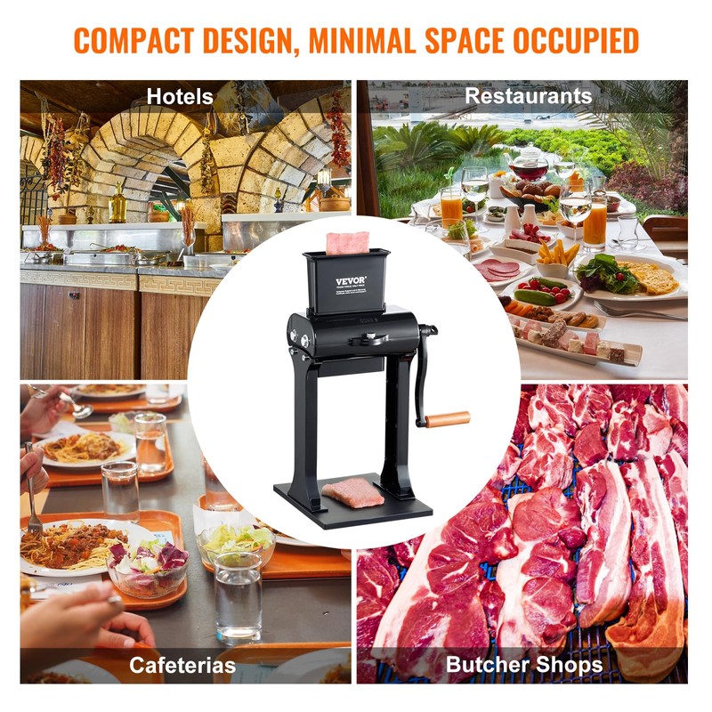 VEVOR Commercial Meat Tenderizer, Heavy Duty Stainless Steel Meat Tenderizer