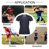 TUOYR Youth Padded Football Shirt Chest Rib Protector Baseball Youth