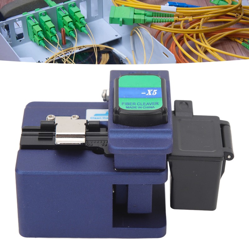 Optical Fiber Cleaver High Accuracy Automatic Return Fiber Cutter Cold
