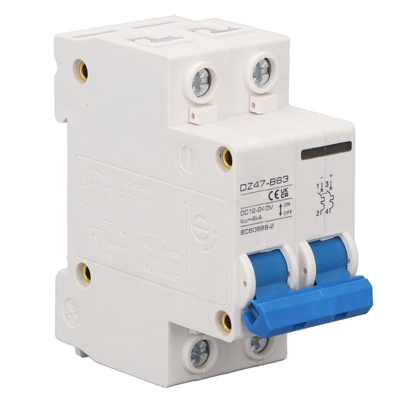 2P Photovoltaic DC Circuit Breaker High Sensitivity Overload Protection Switch