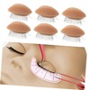 MERRYHAPY Eyelash Extension Kit Lash Training Head Makeup Practice Accessory