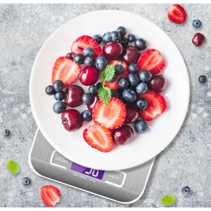 SuperConfort Bascula Balanza Digital Para Cocina Acero Inoxidable 5kg