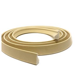 FLEXTRIM - #WM163 (CM163): 11/16" Thick x 1-3/8" Tall - 12' feet Long - Flexible Base Cap Molding