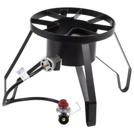 Backyard Pro Single Burner Liquid Propane Outdoor Patio Stove / Range Resto Home 110,000 BTU