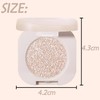 Light Shimmer eyeshadow, pressed glitter eyeshadow, Pressed Powder Single Vegan