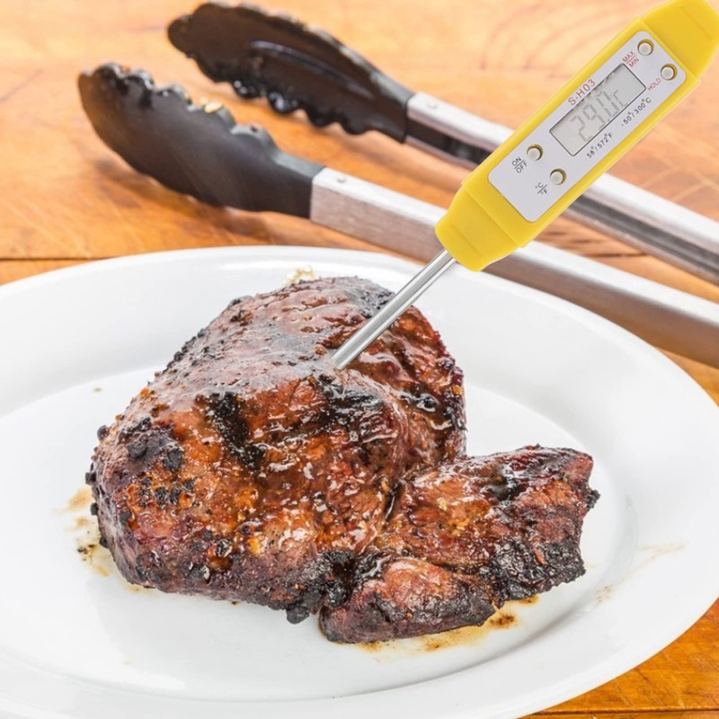 1Pc Instant Reading, Thermometer Kitchen Probe Type Electronic Digital Food