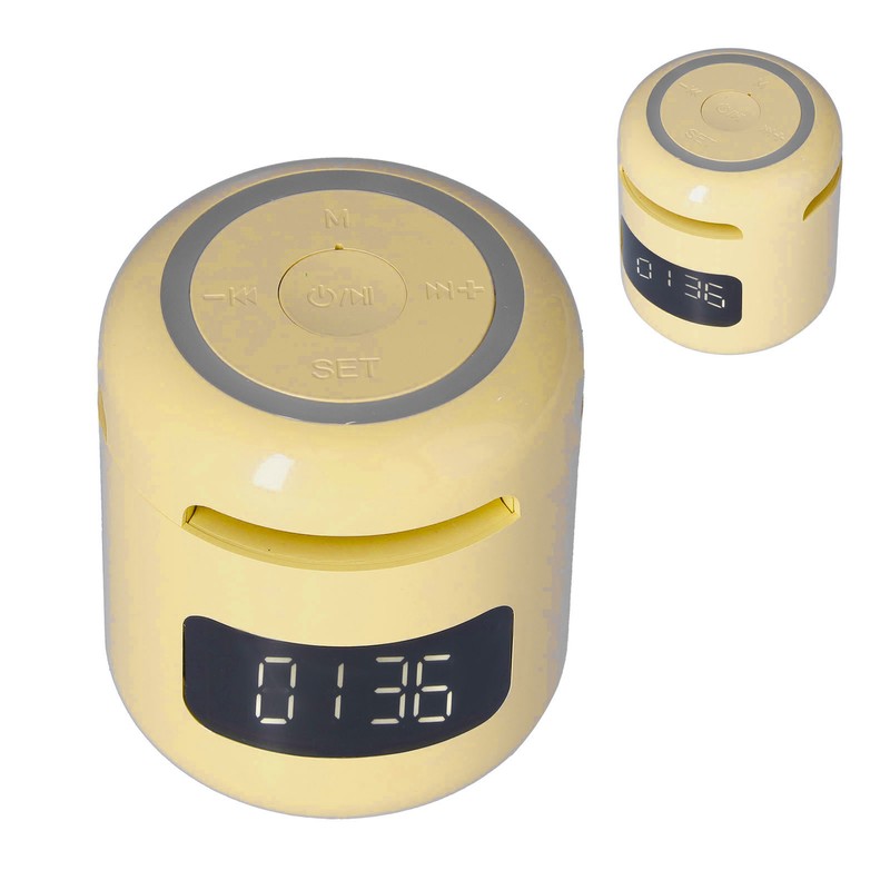JM01 BT Clock Speaker Multifunctional Adjustable Portable BT Clock Speaker