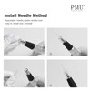 PMU Tattoo Needles, Pack of 100 Sterile Disposable Needles R1/R3/R5/F5