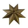 RCH Hardware CN-BR11H-218 Brass Star Ceiling Canopy, 8.6 Inch, Bronze