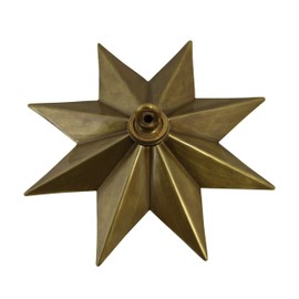 RCH Hardware CN-BR11H-218 Brass Star Ceiling Canopy, 8.6 Inch, Bronze