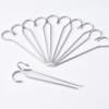 4.75" Flat Stainless Skewers,Mini Short Barbecue Needle Barbecue Skewers,Baking Rods,Corn