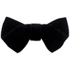 Bowties.jp bd525 Black Velour Deformable Bow Tie Bowtie Easy Fit