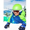 Bencailor 3 Pairs Kids Winter Gloves Waterproof Snow Ski Gloves
