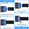 XaXmTee 123 Pcs Quick Connect Air Line Fittings Kit Pneumatic