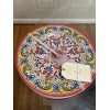 Artisan De Luxe Melamine Spanish Tile Medallion Dinner Plates 8.5”