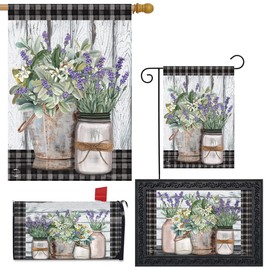 Briarwood Lane - Spring Decorations for Home - Garden Flags - House Flags - Mailbox Covers - Doormats- Home Decor - Spring Decor - Spring Home Decor Bundle Collections - Farmhouse Flowers