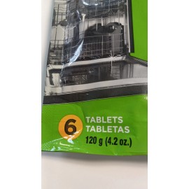 Affresh Dishwasher Cleaner 6 Tablets Powers Away Limescale & Mineral Buildup