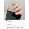 AutyaMee Semi Cured Gel Nail Strips (Gray)-20 PCS Gel Nail