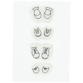 Prima Marketing Cling Stamp - Shoe Set