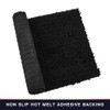 Walensee Bathroom Rug Non Slip Bath Mat (24x17 Inch Black)