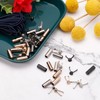 sourcing map Shoelace Tips, 4pcs - Alloy Shoe Lace Ends