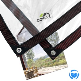Transparent Tarpaulin with Eyelets, Transparent Tarpaulin, Tarpaulin and Lashing Straps