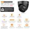 VIKYLIN 4K Starlight 8MP IP POE Security Turret Camera(Black) Outdoor,Tripwire