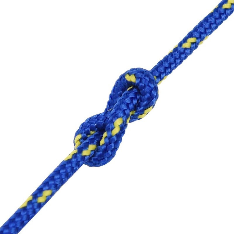 vidaXL Boat Rope Anchor Line Mooring Rope Polypropylene Rope Braided