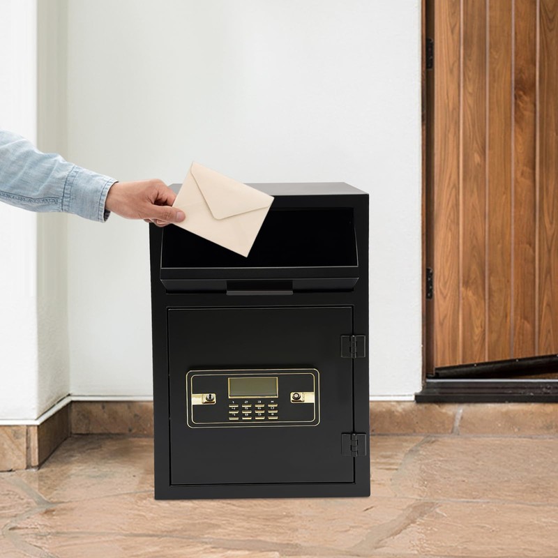2.6 Cub Depository Safe, Drop Box for Money Mail and