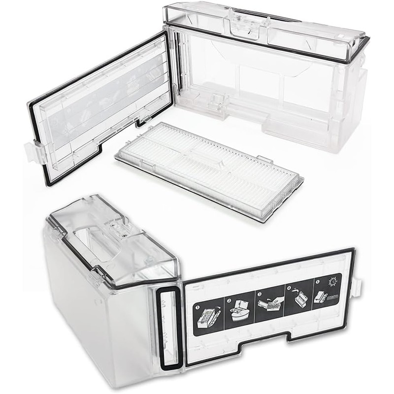 MODJUEGO Replacement Dust Box Dust Collection Box Sweeper for Roborock
