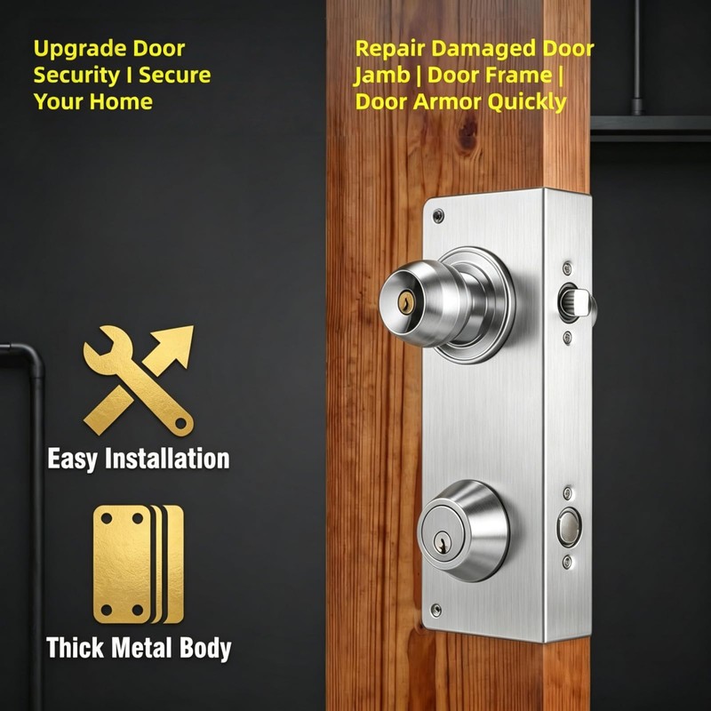 U 10385 Door Strike Plate and U 10539 Door Reinforcement